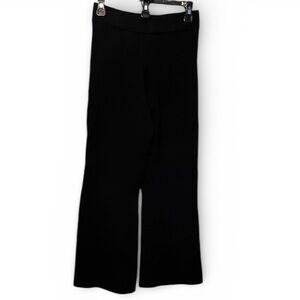 J. Crew thick flare pull on pants, black, women’s size medium petite, high waist